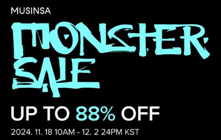 MUSINSA Launches the Year's Biggest Sale Event - Monster Sale Offering on Popular K-Brands