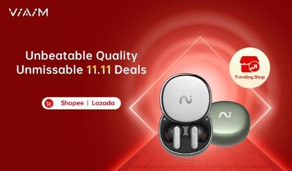 VIAIM Receives Shopee Trending Shop Recognition with Its Innovative Air and Nano+ Earbuds Taking Center Stage