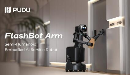 Pudu Robotics Unveils FlashBot Arm: A Semi-Humanoid Embodied AI Service Robot for Commercial Applications